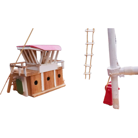 "Barco de Pesca Chilote Artesanal - Madera Nativa | Colección Única"