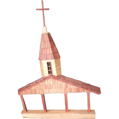 Retablo Chilote Artesanal - Madera Mañío & Cera Abejas | Hecho a Mano