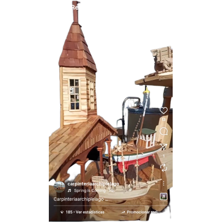 Retablo Chilote Artesanal - Madera Mañío & Cera Abejas | Hecho a Mano