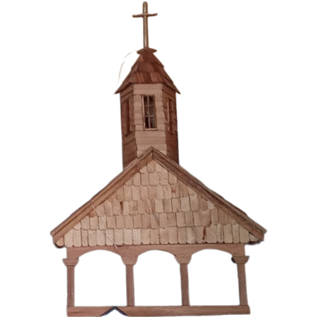 Retablo Chilote Artesanal - Madera Mañío & Cera Abejas | Hecho a Mano